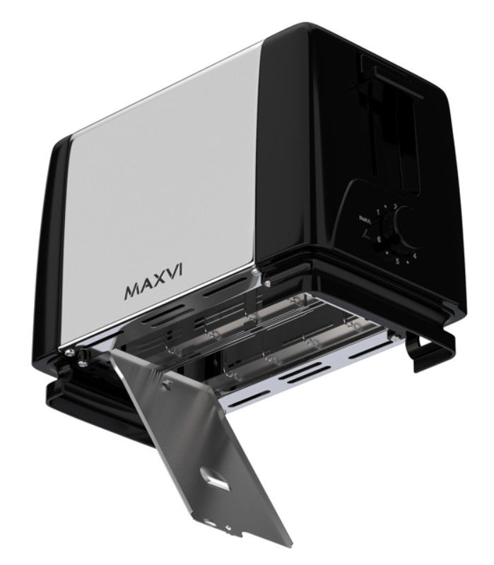 9091986 Тостер Maxvi KT822S серебристый STDN-0113309 - Вид №6