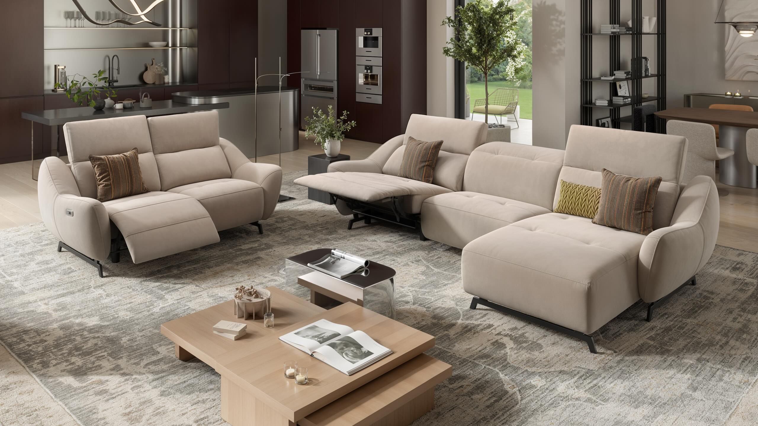 2-местный тканевый диван Sofanella ARCH-00150937 - Вид №2