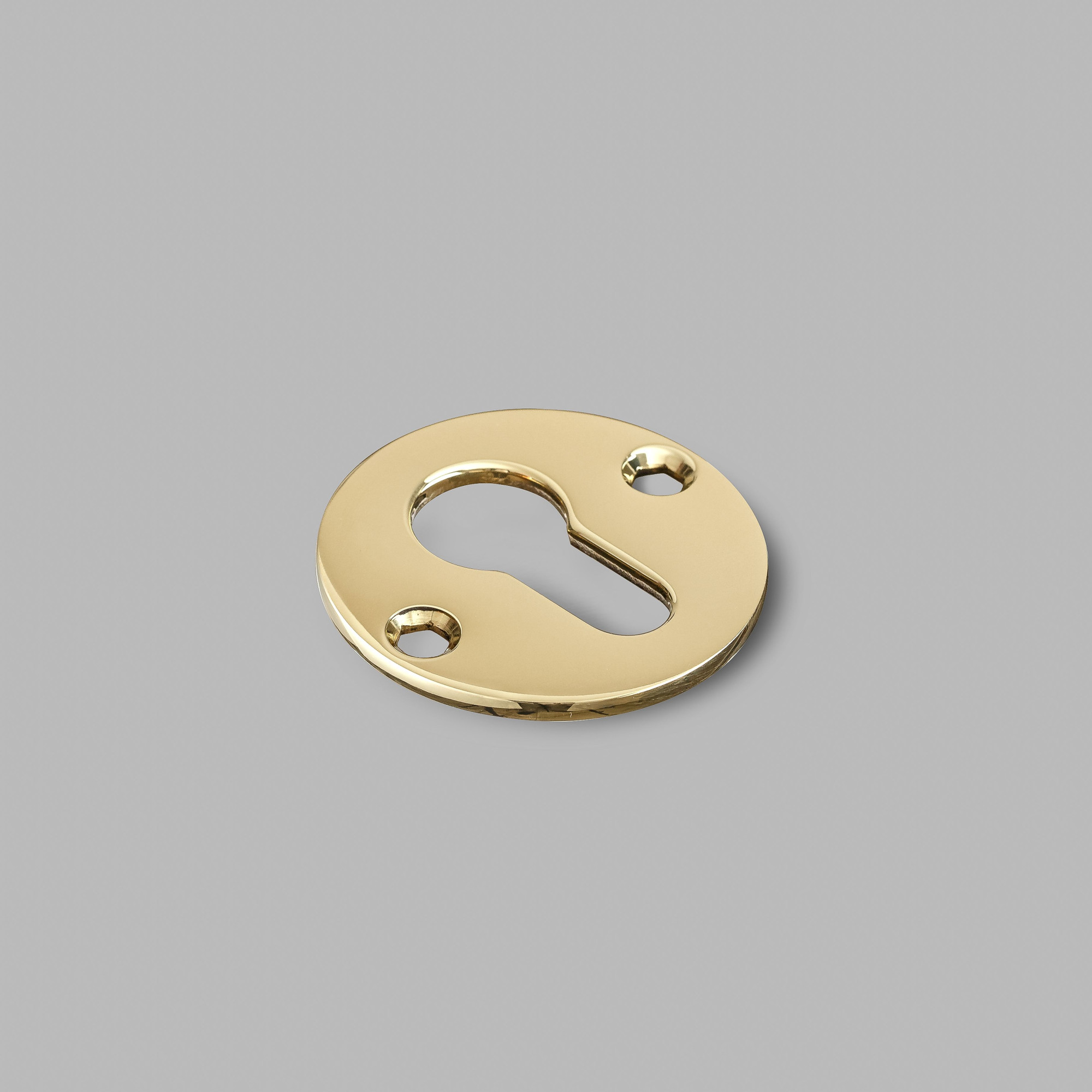 15343001212 Накладка цилиндра с отверстием PZ - латуньd line Knud Holscher 