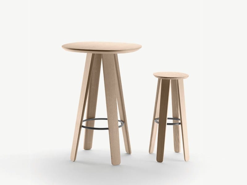 Высокий дубовый стол ALKI Triku ARCH-00072519 - Вид №1