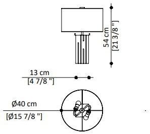 Paolo Castelli Настольная лампа из стекла ручной работы sun-id-1482613 - Вид №6