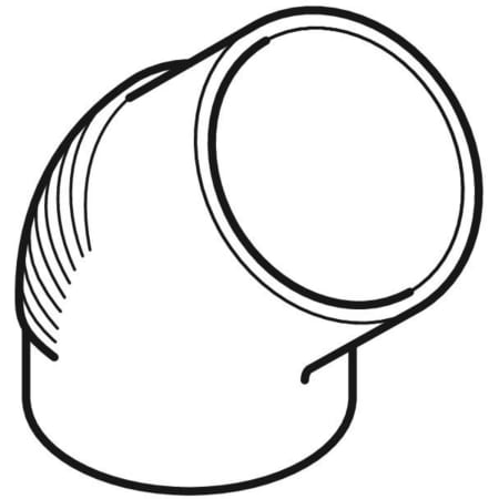 GEBERIT 307.300.14.1 Отвод Geberit Silent-db20  - Вид №1