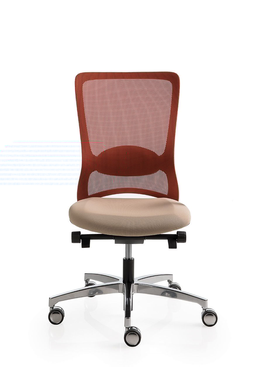 Офисное кресло с сетчатыми колесами с 5 спицами Luxy ARCH-00118122 - Вид №1