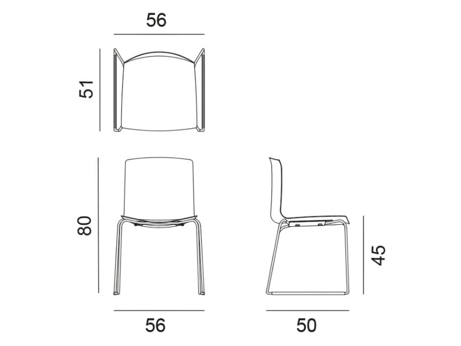 Стул из полипропилена Arper Catifa (RE) 46 ARCH-00127362 - Вид №2