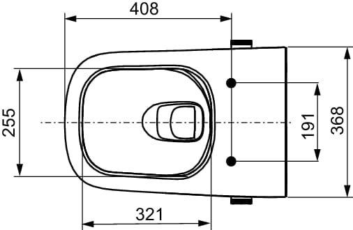 Керамический подвесной туалет биде Tece TECEneo ARCH-00002768 - Вид №6