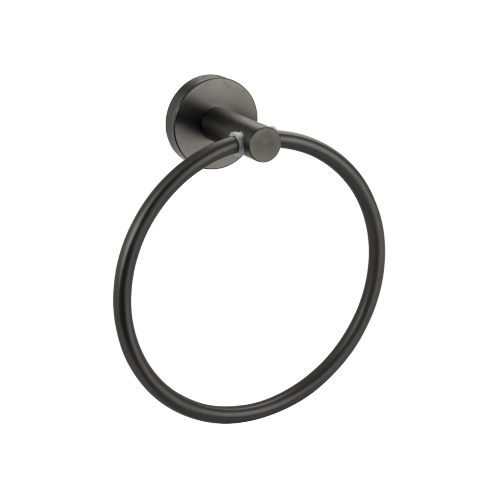 GFmark - Держатель полотенца круглый, в виде кольца, ГРАФИТ, код: 78147 