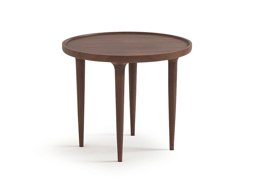 Круглый журнальный столик из грецкого ореха AMPM MAGOSIA ARCH-00051358 - Вид №1