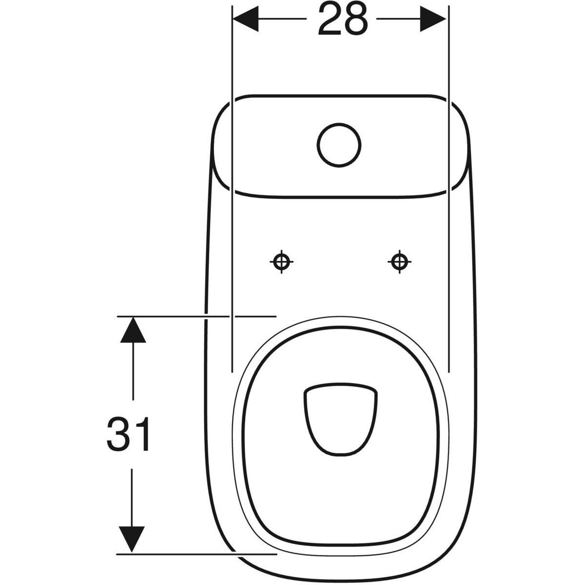 Туалет для ванной комнаты Geberit Fantasia ARCH-00119983 - Вид №2