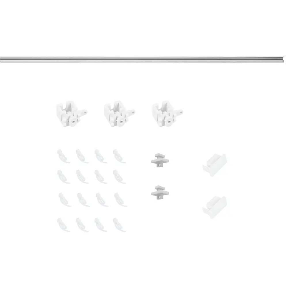 Карниз ARTTEX Facile для штор 160 см белый глянцевый 86603348 STLM-0070542 - Вид №1