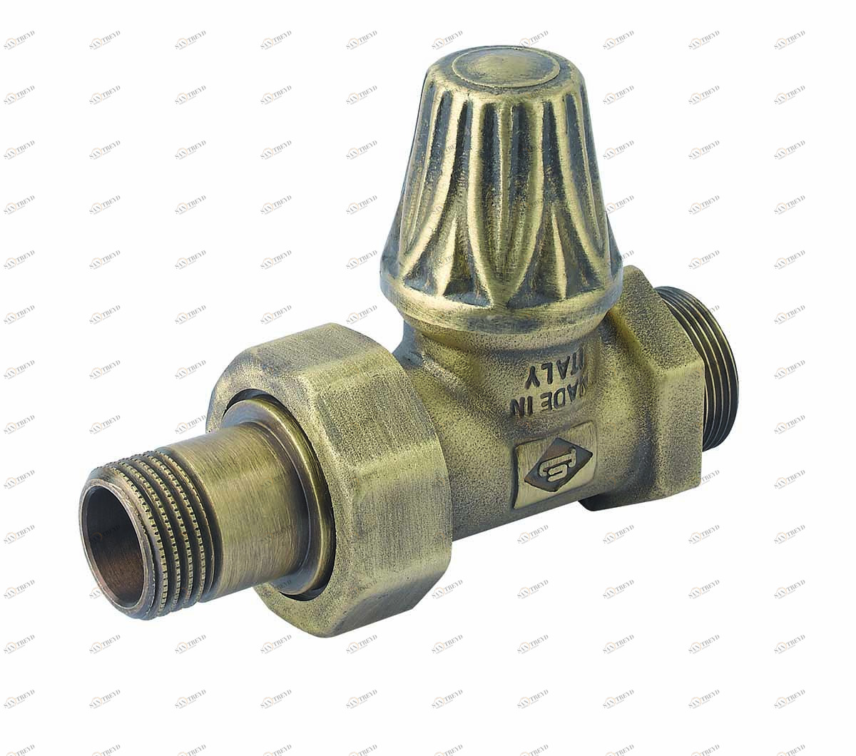 Carlo Poletti V67620MA Клапан прямой, с подключением для медной или пластиковой трубы 