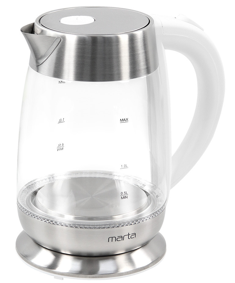 9148494 Электрочайник Marta MT-4618 белый STDN-0144771 - Вид №1