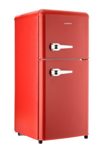 9980727 Холодильник компактный   Harper HRF-T120M красный