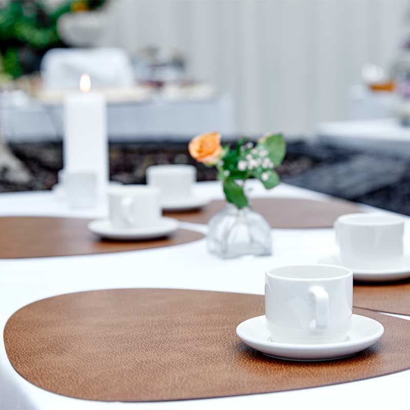 9872 BULL nature подстановочная салфетка фигурная 37x44 см, толщина 2мм;LIND DNA - Вид №2