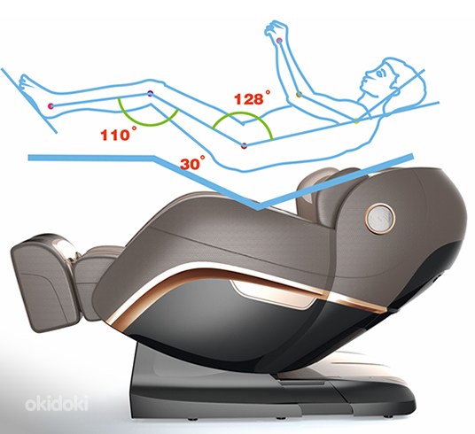 RK8900 Массажное кресло COMTEK TAI JI ROSE GOLD Santreyd  - Вид №4