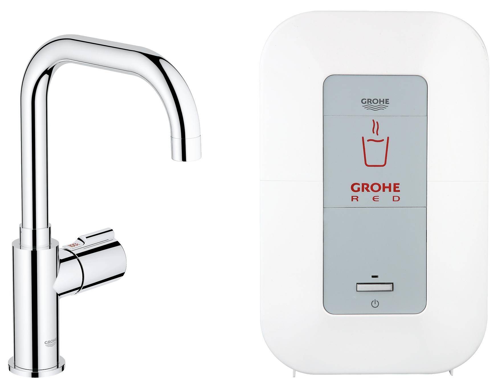 30147000 Комплект с вентилем для кухни Grohe GROHE Red хром