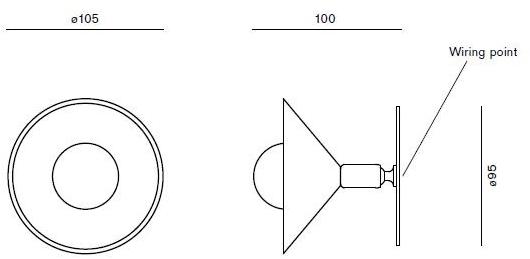 Volker Haug Studio Регулируемый настенный светильник прямого света из латуни Pyramid scheme sun-id-1345755 - Вид №3