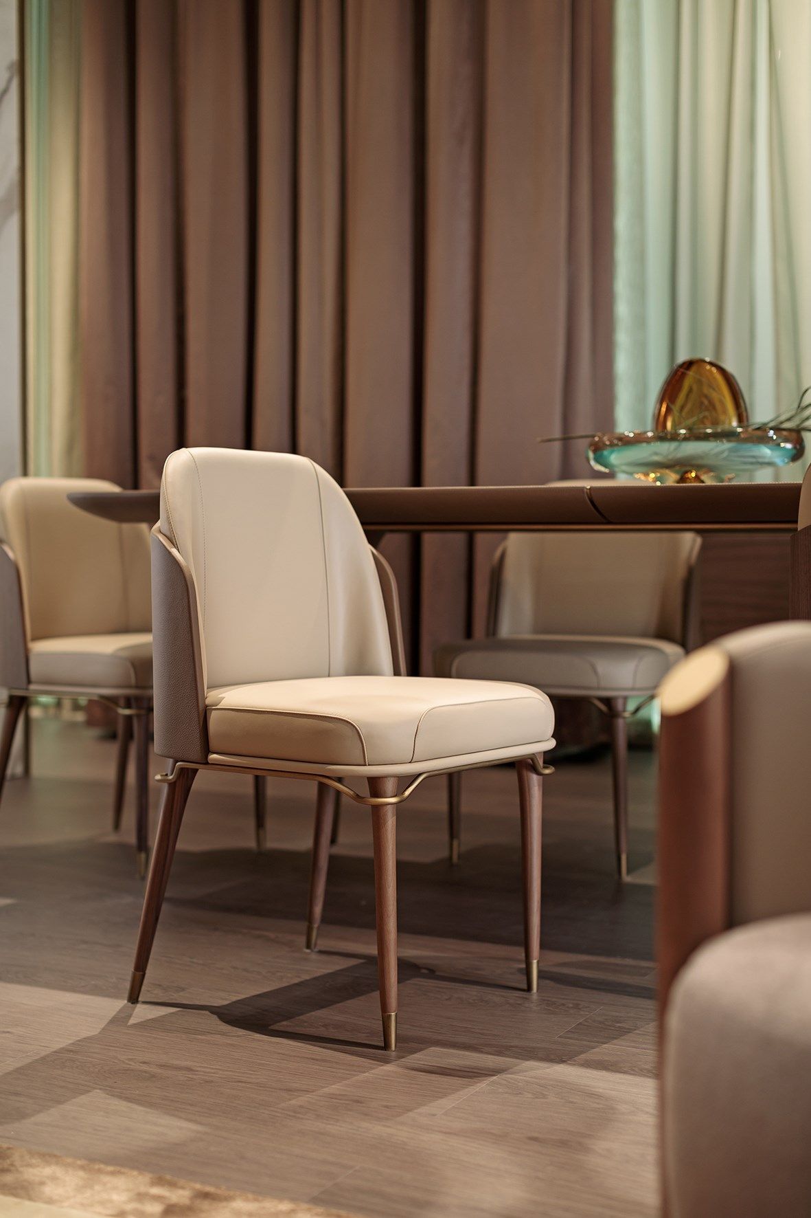 Кожаный мягкий стул Turri Melting Light ARCH-00143327 - Вид №2