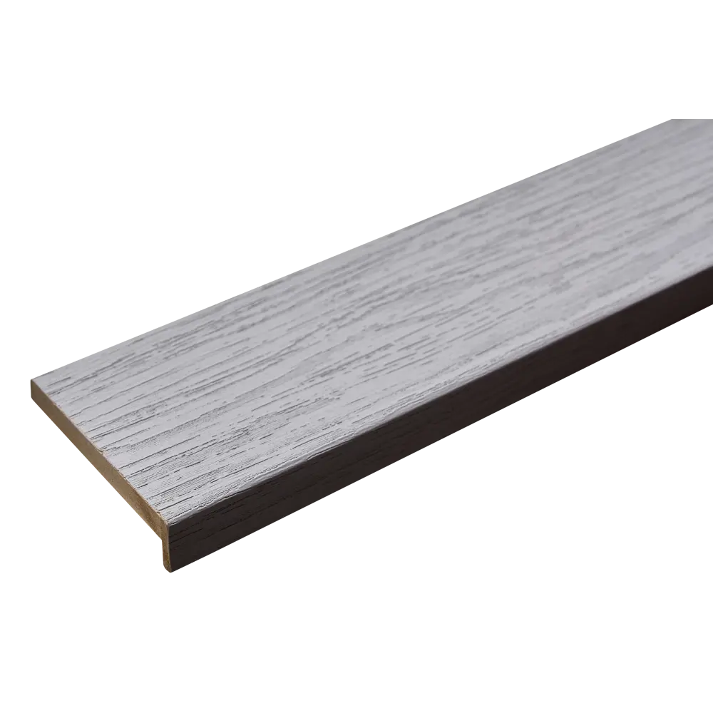 ПРИНЦИП Бостон: Телескопические наличники для дверей серые 89340270 STLM-0898432