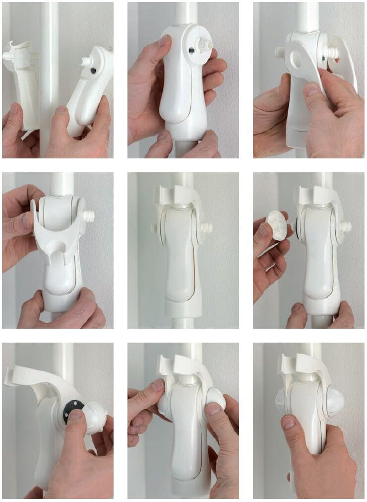 Пластиковый держатель для душа Ponte Giulio стандарт ARCH-00038471 - Вид №6