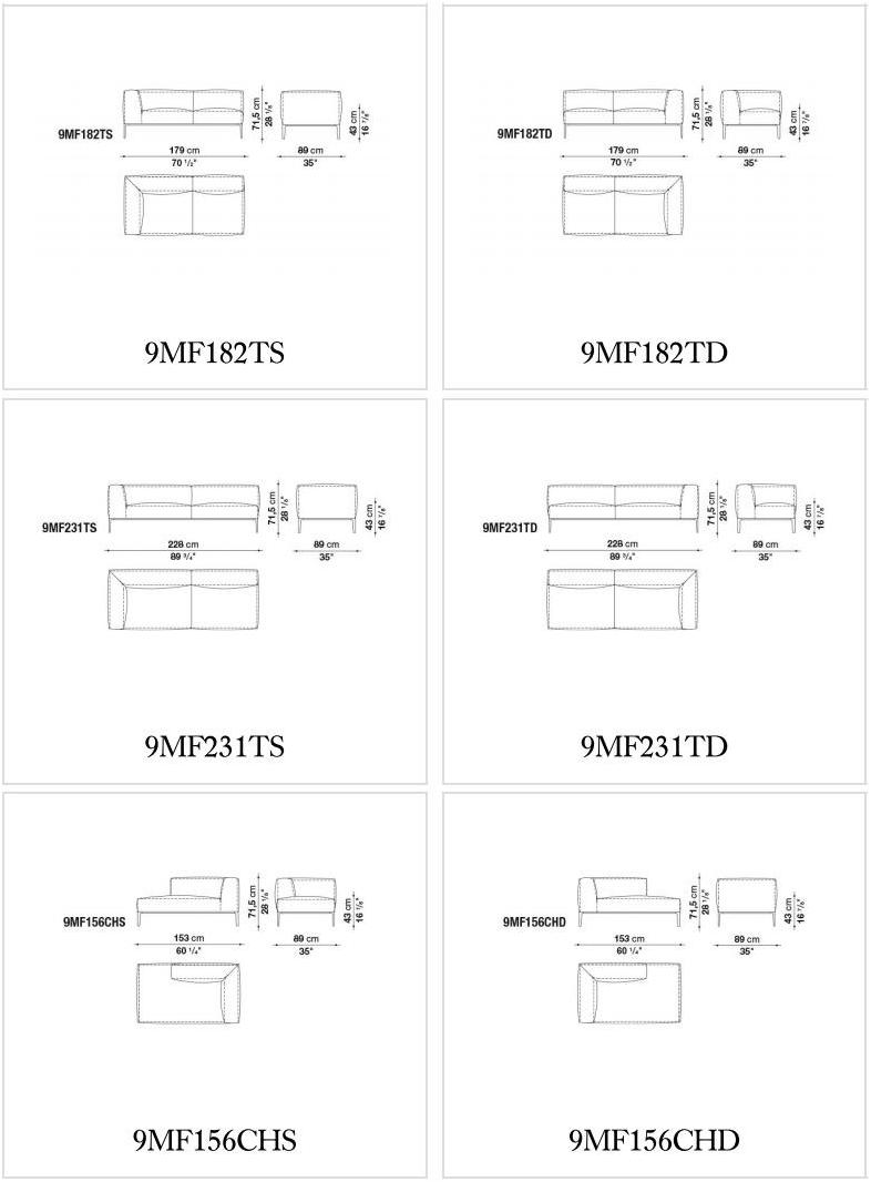 B&B Italia Модульный угловой диван из ткани Michel sun-id-1373476 - Вид №9
