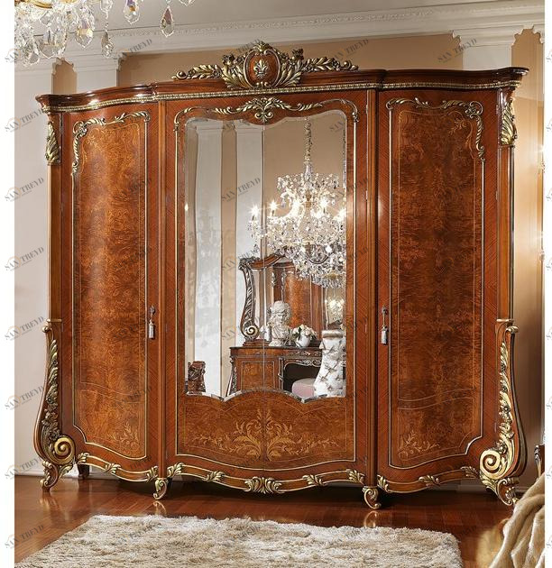 Barnini Oseo Гардероб из фанерованной древесины с зеркалом Firenze Fz 1 • fz 1-l