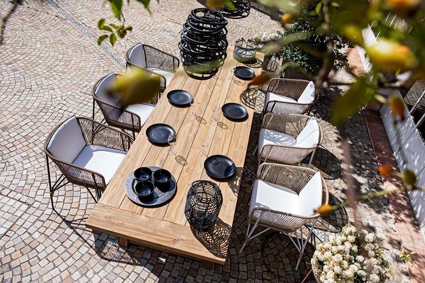 cbdesign Садовый стул из синтетического волокна с подлокотниками Lodz N068n1 - Вид №15