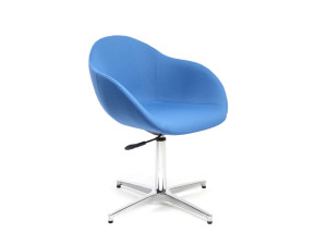 Тканевый спицевый стул с подлокотниками для залов ожидания