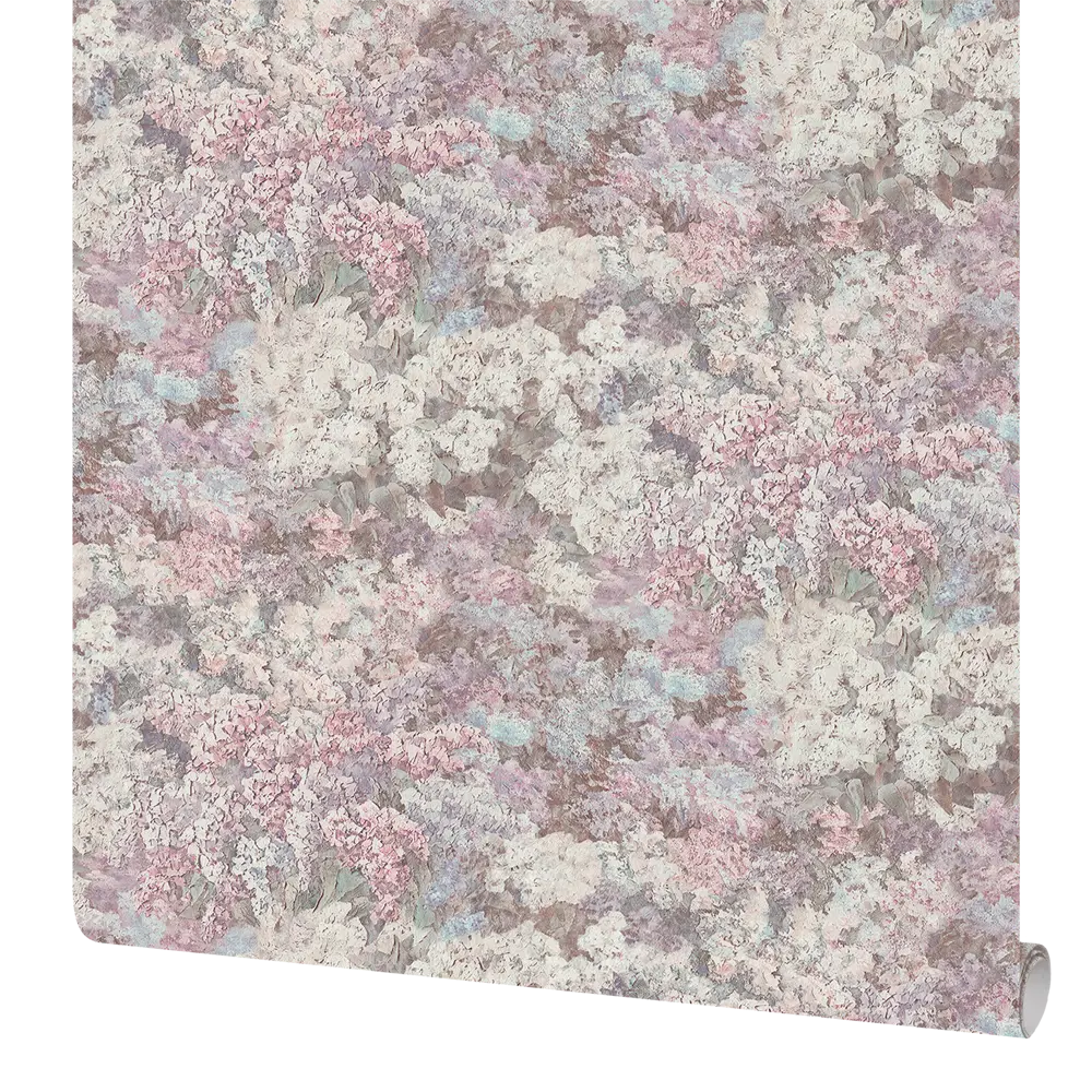 Обои флизелиновые Московская Обойная Фабрика Акварель розовые 1.06 м 4115-4 Акварель сирень STLM-2166256