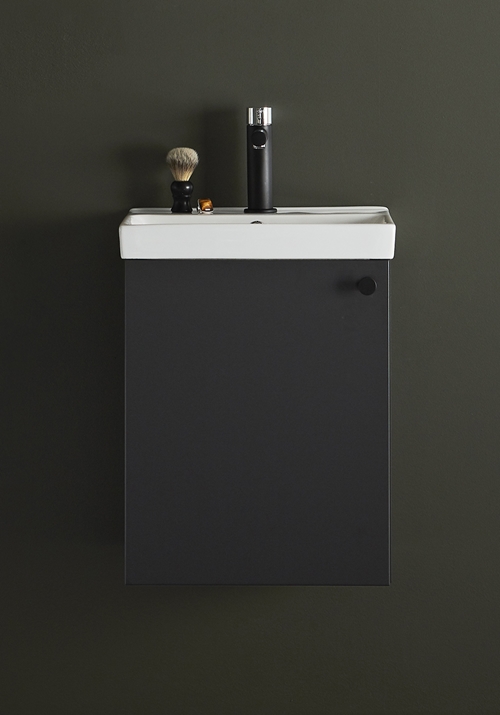 1651101 Шкаф Для Умывальника Neat Lucka Antracit 420 Hafa  Антрацитовый 