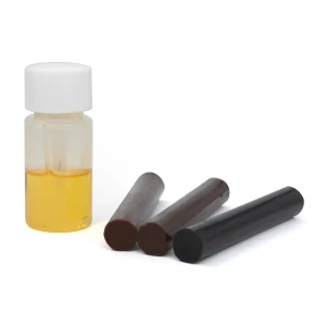 Восковые мелки и лак для паркета и ламината цвет черный