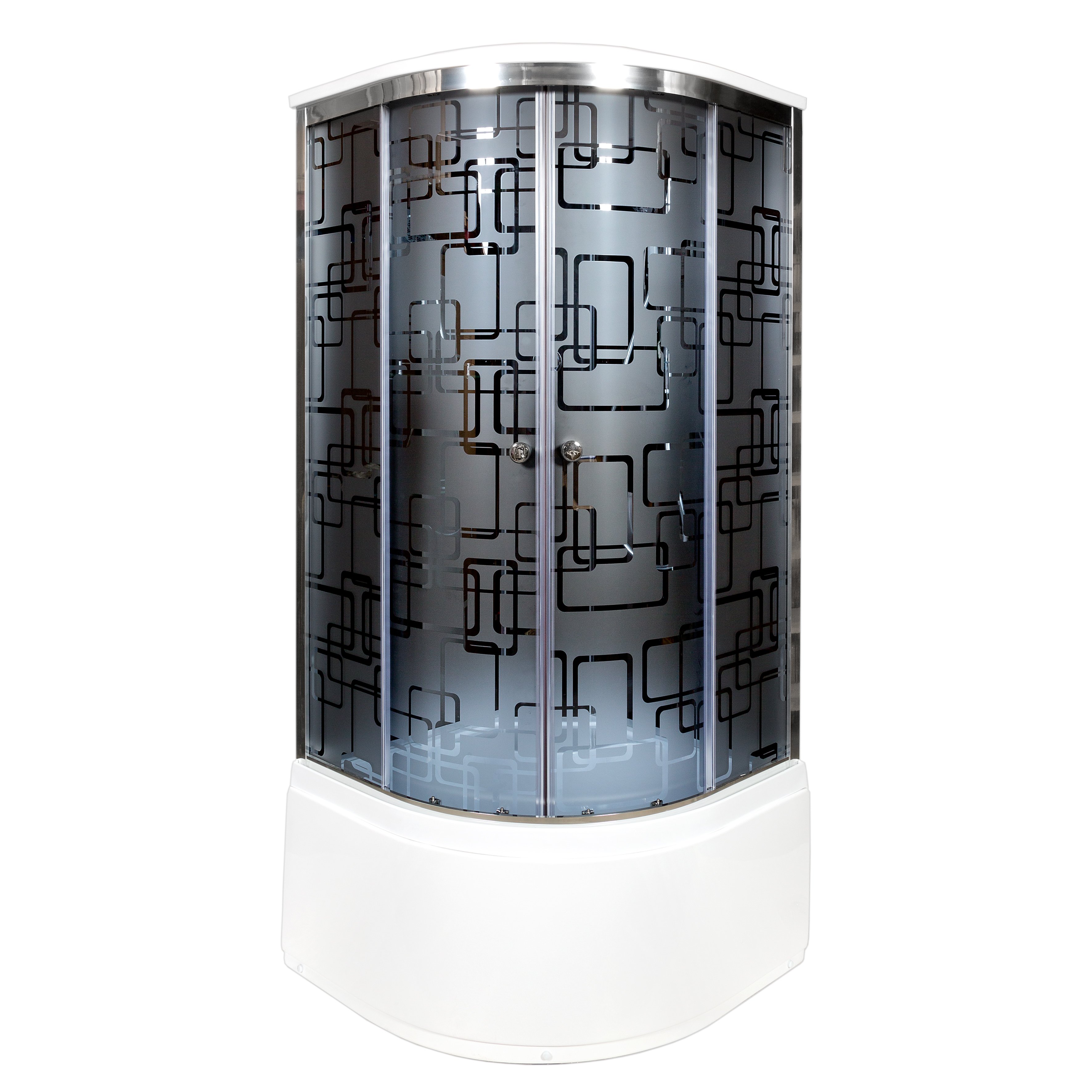 ЕМ1511 Rс электрикой (эл.) Душевая кабина DETO Серия EM BМ4510 с гидромассажем BLACK - Вид №17