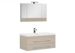 Мебель для ванной Aquanet Нота NEW 100 светлый дуб (камерино)