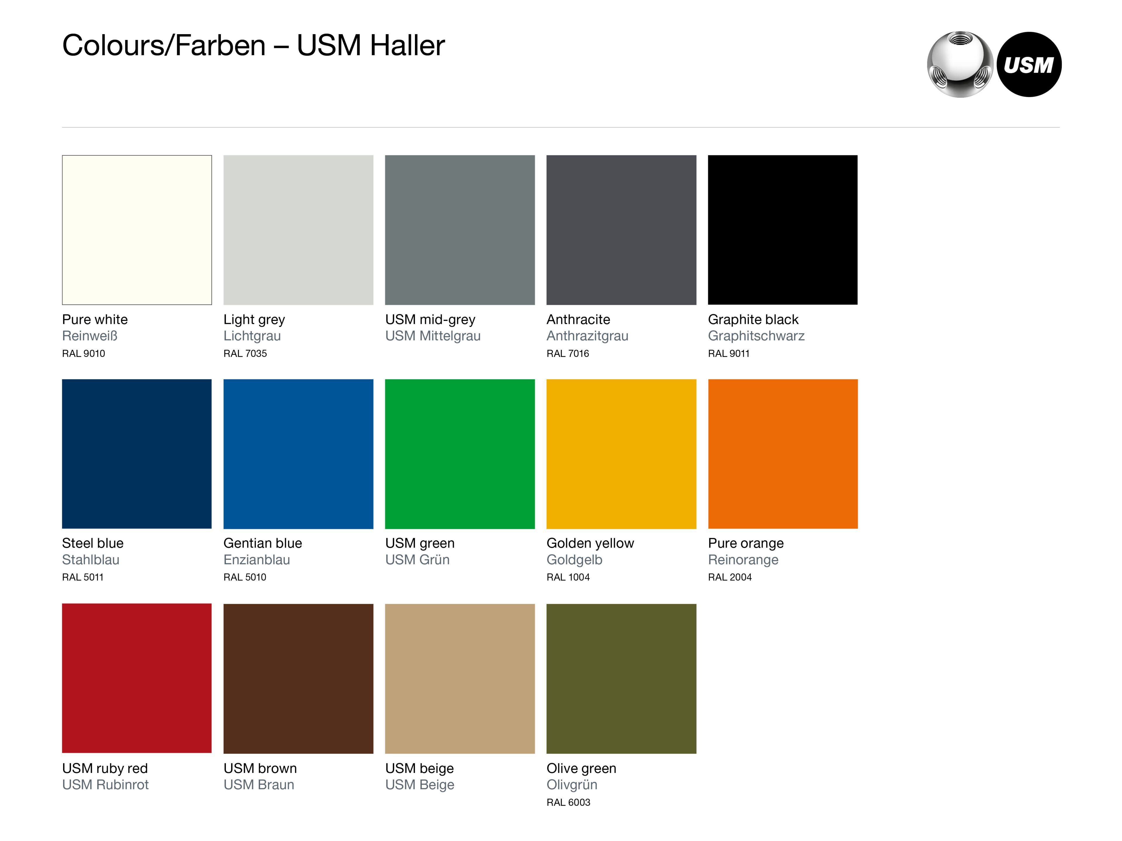 Стальная секционная Книжная полка USM USM Haller E ARCH-00087018 - Вид №3