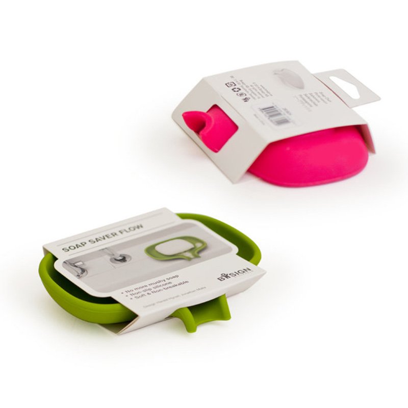 Мыльница белая с носиком для слива BOSIGN  00-3869399 Белый  - Вид №3