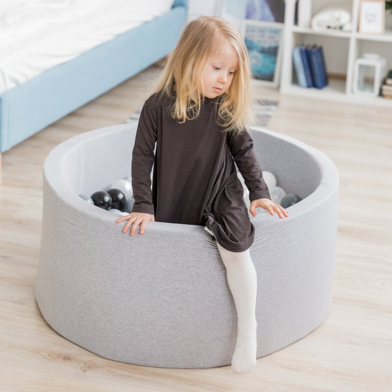 Детский сухой бассейн серый (без шаров) VAMVIGVAM  281500 Серый Santreyd  - Вид №7
