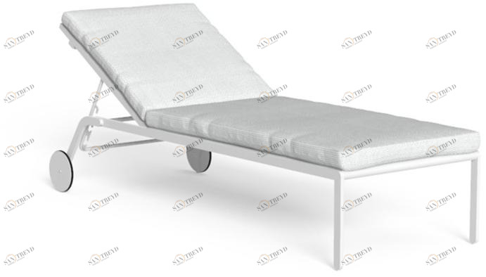 Talenti Садовая кушетка из ткани Recliner на колесиках Riviera Rivlet