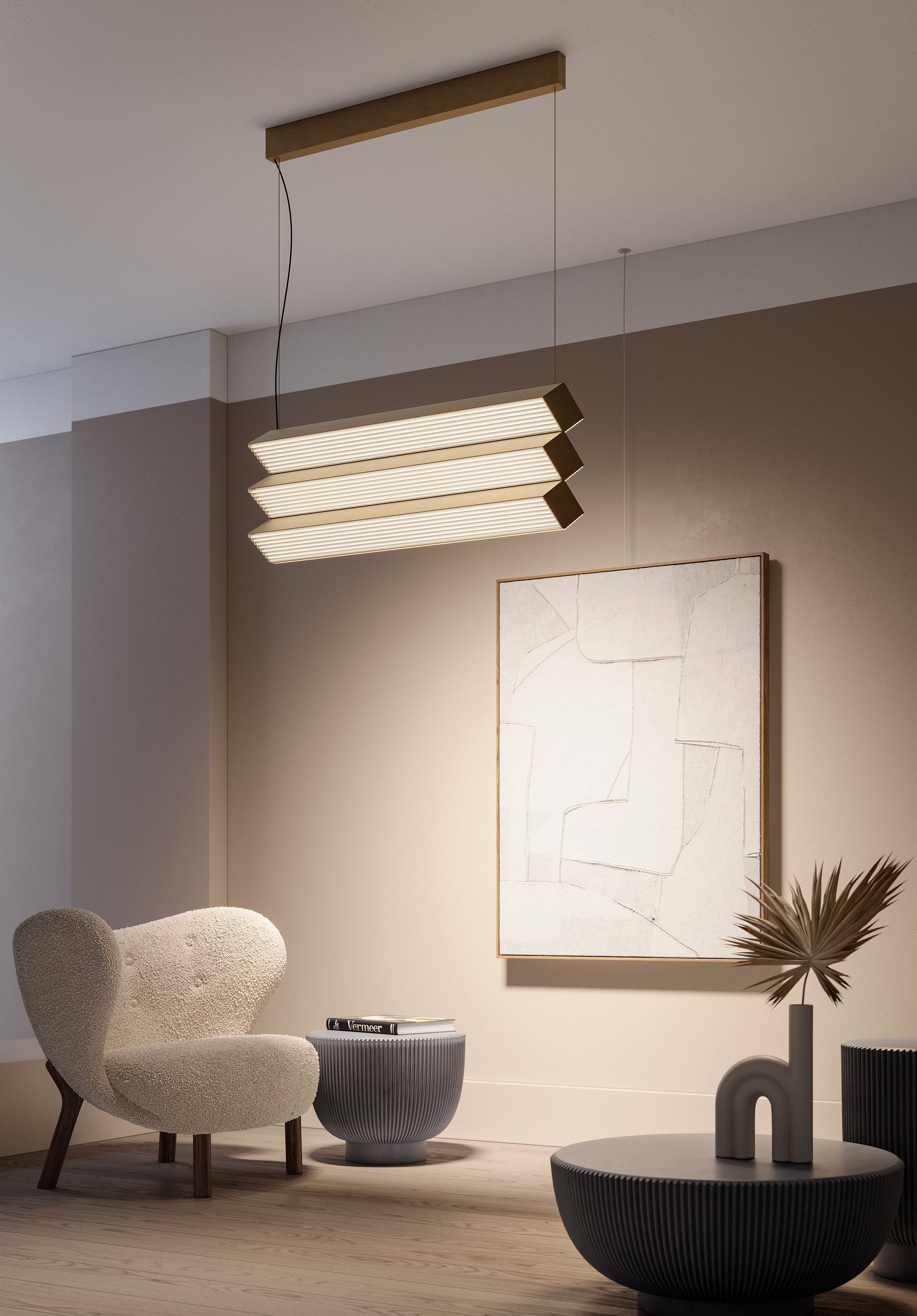 Металлический светодиодный подвесной светильник Contardi Stick ARCH-00007016