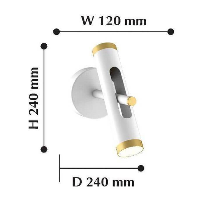Светодиодный спот белый Favourite Duplex 2323-2W FAVOURITE DUPLEX 00-3926597 Белый  - Вид №1