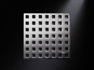 Слив для душа из матовой стали