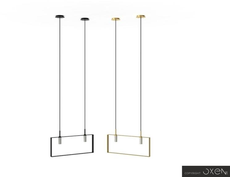 NEXO LUCE Металлический светодиодный подвесной светильник Oxen pendant lamp 7101a0-a8 - Вид №13