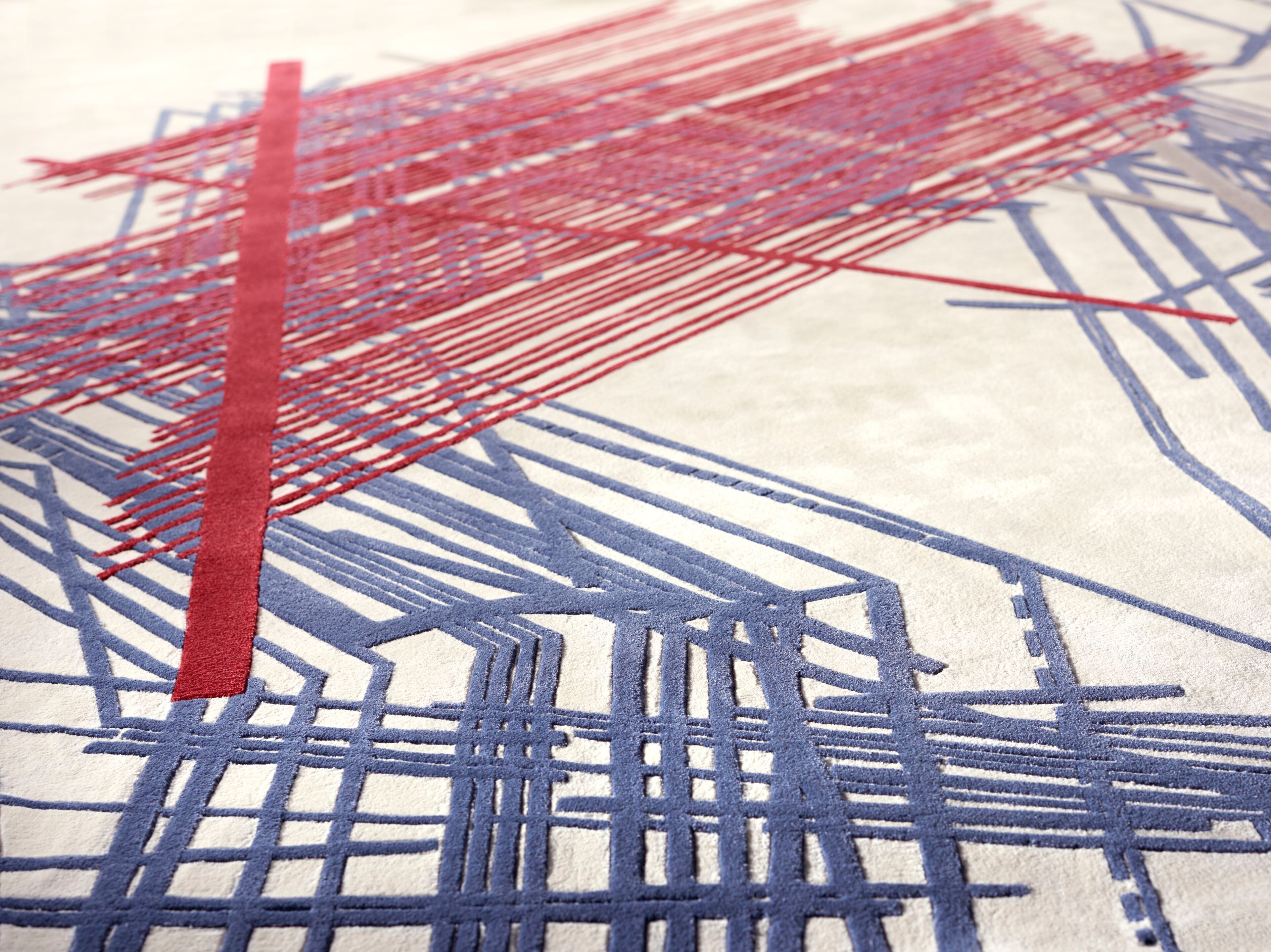 Ковер ручной работы из ткани Loloey Даниэль Либескинд ARCH-00049994