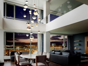 109083 Подвесной светильник LED 27L Ø80 DIM BLUETOOTH цветной 500 см Schuller Sphere