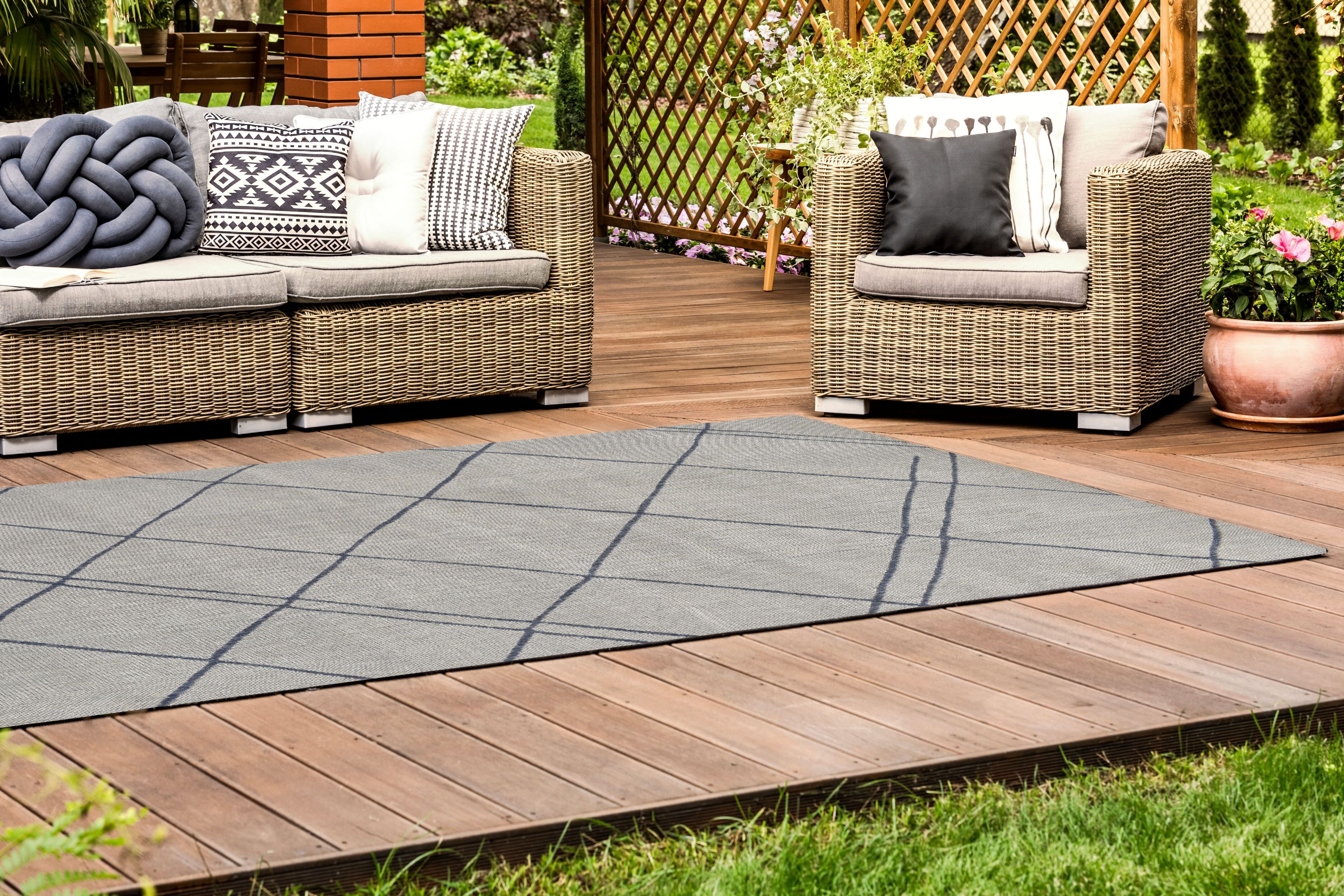 Прямоугольный напольный ковер с рисунком Ademi Outdoor ARCH-00101356 - Вид №5