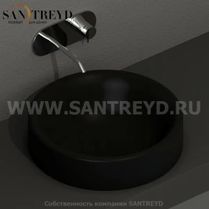 355731 Накладная раковина на столешницу  круглая Kerasan Nolita