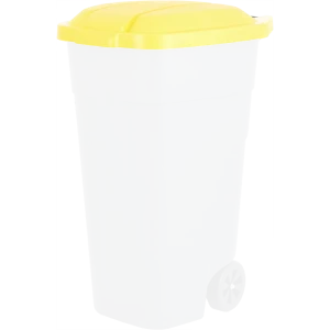 Крышка контейнера для раздельного сбора мусора Plast Team цвет жёлтый/золотой