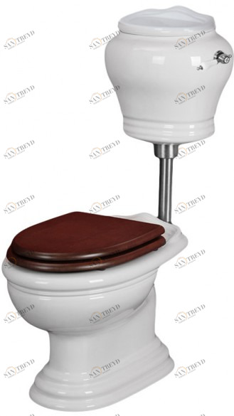 ML.MLD-25.711.BI/ML.MLD-25.728.BI/ML.OLV-29.013/ML.OLV-29.015/ML.RIC-29.040.BI.CR/ML.RIC-29.045.CR Компакт унитаз с бачком Хромированный Migliore  Италия 