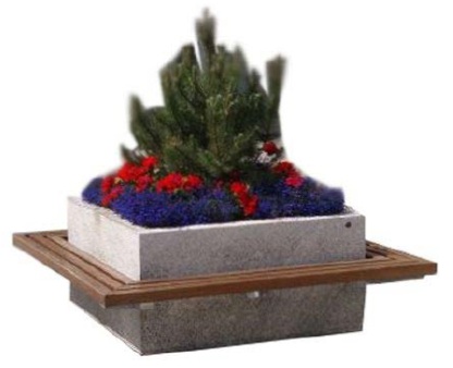 11525 БОЛОНЬЯ, скамья из бетона LAB.Space 