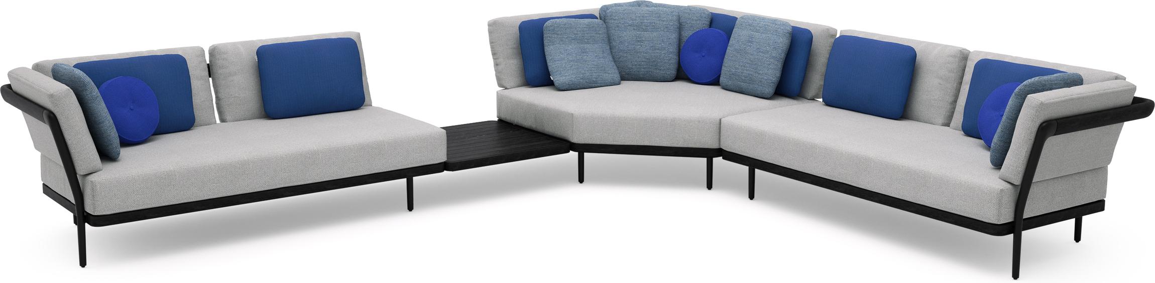 Concept 1 teak nero черный Manutti Flex MNST526 - Вид №2