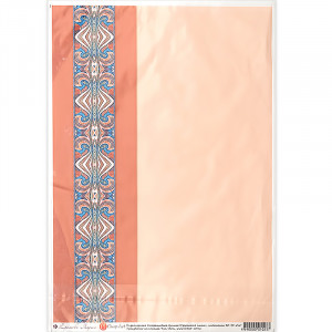 01023 Дизайнерская бумага 21 x 29.7 см СК "Узорчатая нить мини" Чип-Арт