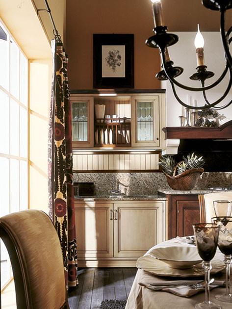 Martini Interiors Линейная лакированная встроенная кухня из орехового дерева Versailles sun-id-1391163 - Вид №1